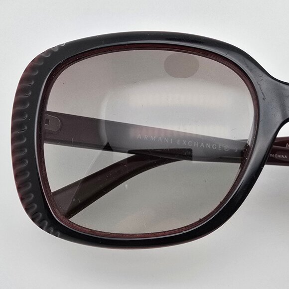 Armani Exchange AX4014 8059/11 Black Berry Frame Grey Gradient Lens Sunglasses main image 10